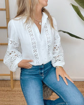 Elegant enfärgad skjorta