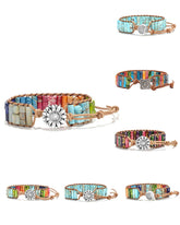 Stenarmband i stil med en boho