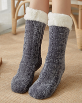 Förtjockade plysch Golvstrumpor