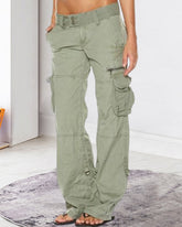 Vintage Loose Cargo-bukser med flere lommer