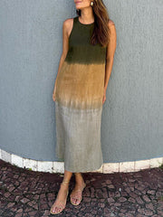 Marian - Snygg ombre-klänning