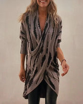 Bläckfärgad tryckt tvärtopp