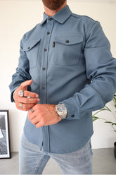 Premium jacka med knappar