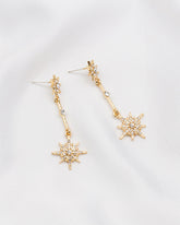 Eleganta långa örhängen