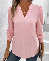 V-ringad och elegant Topp