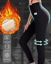 Tjocka kashmirvarma skinny-byxor