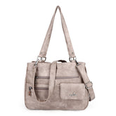 Handväska med flera fickor för kvinnor