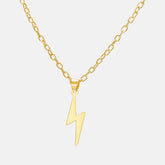 Antonios lätt guld rostfritt stål halsband män