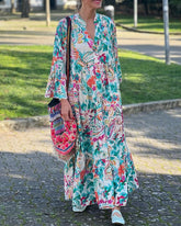 Klänningar med avslappnad passform och tryck