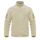 Fleecejacka med hel dragkedja för män