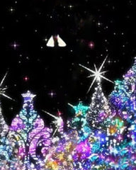 Topp med V-ringad långärmad med tryckt