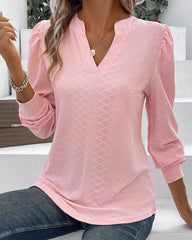 V-ringad och elegant Topp