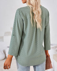 V-ringad elegant damblus