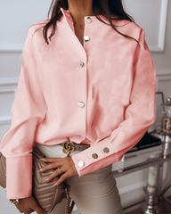 Långärmad skjorta med knäppning