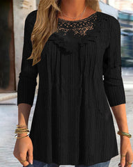 Spetstopp med Rund Hals