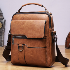 Crossbody-väska för män, axelväska, vintage