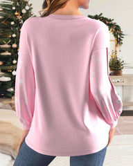 Söt jultröja med långärmar