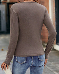 Elegant V-ringad topp