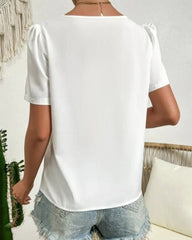 Snygg enkel kortärmad topp