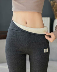 Tjocka kashmirvarma skinny-byxor