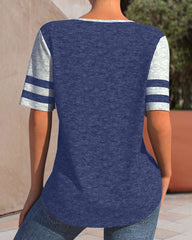 Kortärmad T-shirt med spets