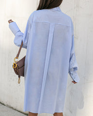 Oregelbunden långärmad blus