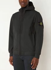 Windbreakerjacka med huva för män