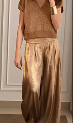 Elegant set med topp och byxor (senaste kollektionen)