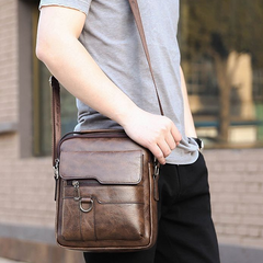 Crossbody-väska för män, axelväska, vintage