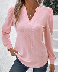 V-ringad och elegant Topp