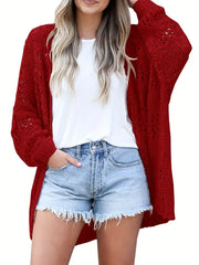 Reca - Boho chic virkad stickad kofta
