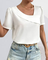 Snygg enkel kortärmad topp