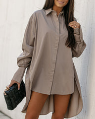 Oregelbunden långärmad blus