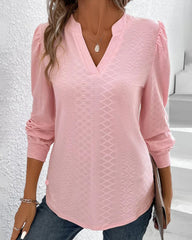 V-ringad och elegant Topp