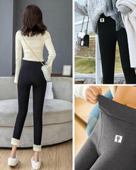 Tjocka kashmirvarma skinny-byxor
