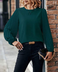Elegant plisserad topp