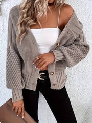 Cardigan med knappar