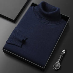 Angelo | Stickad turtleneck tröja