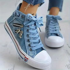 Nova - Sköna sneakers i denim