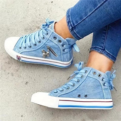 Nova - Sköna sneakers i denim