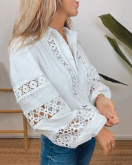Elegant enfärgad skjorta