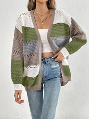 Lura - Chic komfort stickad casual långärmad kofta jumper