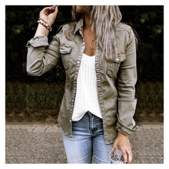 Linnea™ - Jacka i Jeanstyg