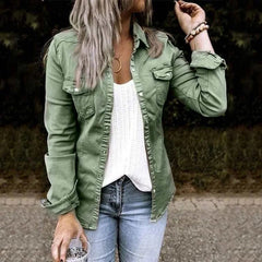 Linnea™ - Jacka i Jeanstyg