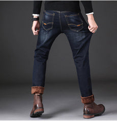 Varma jeans med fleece